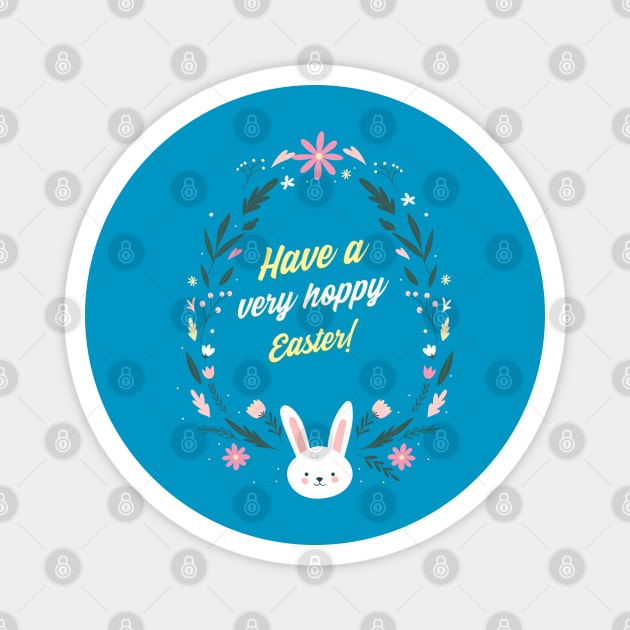 Have a very hoppy Easter! Magnet by Culam Life